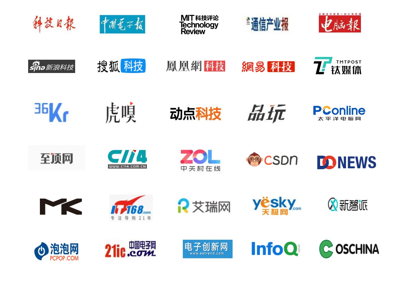 Logo các trang marketing và quảng cáo trong mạng lưới phân phối